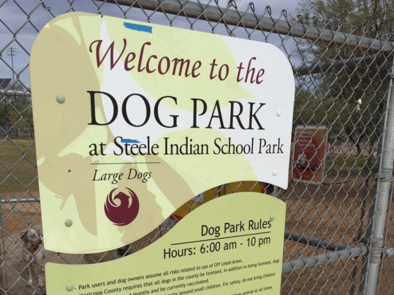 Steele Indian School Dog Park Phoenix Arizona